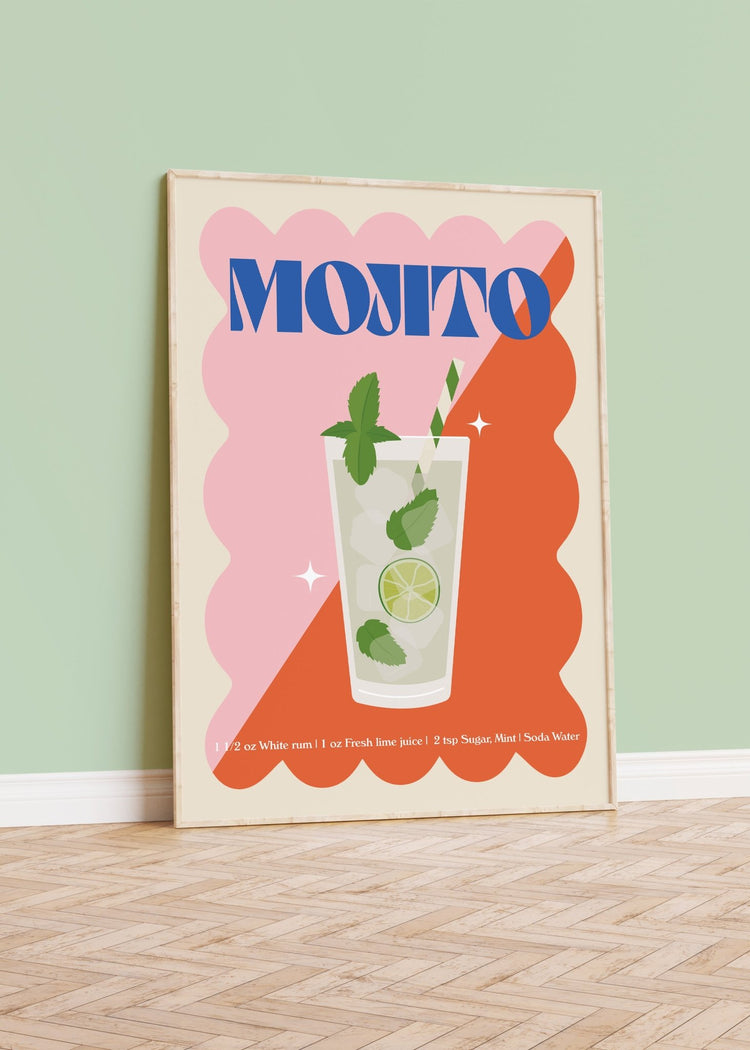 Mojito Cocktail Poster