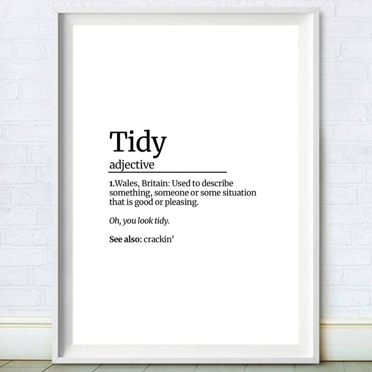 Nessa Tidy Definition Print
