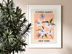 New York Flower Market Art