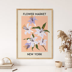 New York Flower Market Wall Print