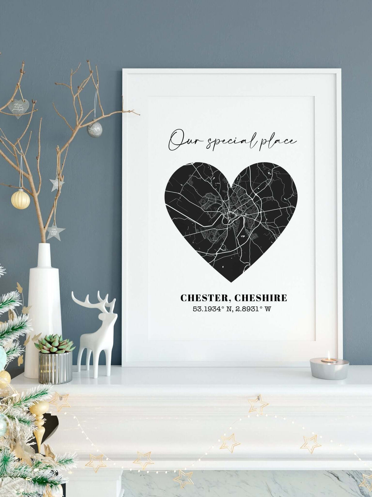 'Our Special Place' Custom Anniversary Print