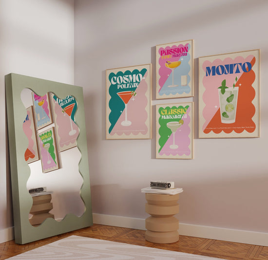 Passion Fruit Martini Cocktail Wall Art