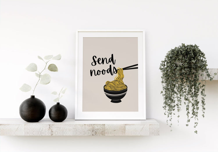 Send Noods | Noodles Wall Print