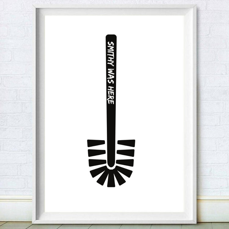 Smithy Was Here Funny Gift Poster