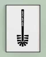 Smithy Was Here Funny Gift Print