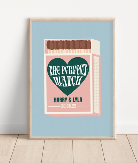 The Perfect Match Personalised Print