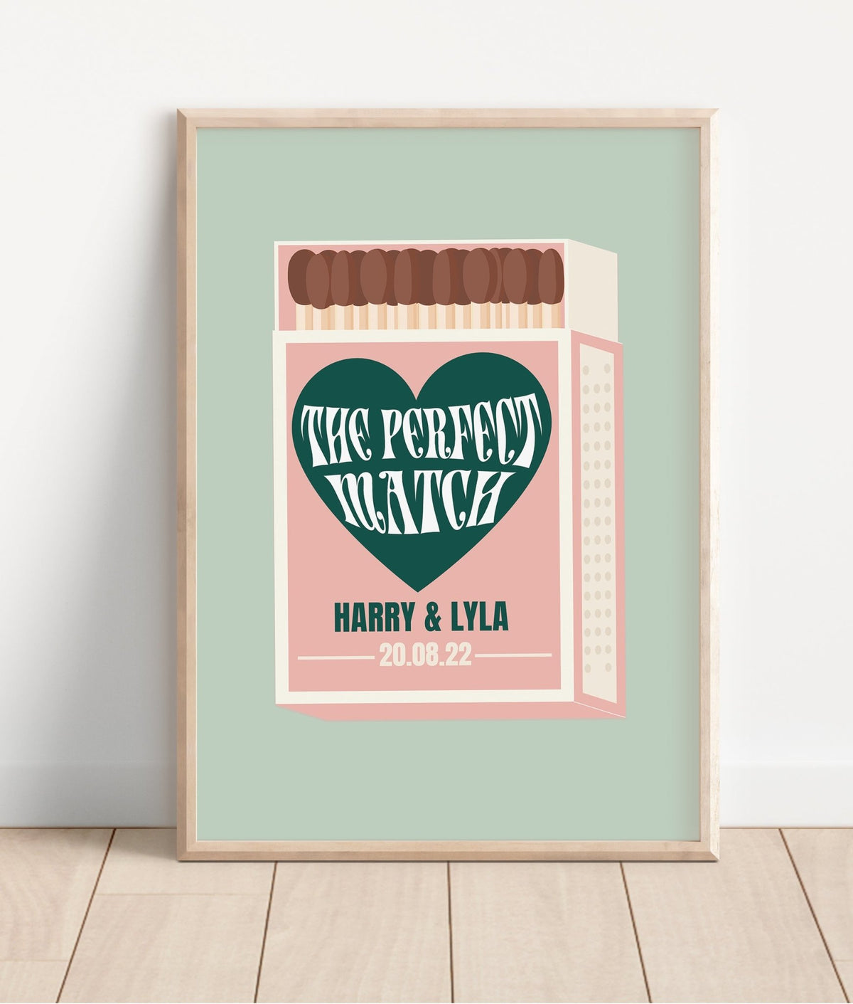 The Perfect Match Personalised Wedding Decor