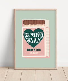 The Perfect Match Personalised Wedding Decor