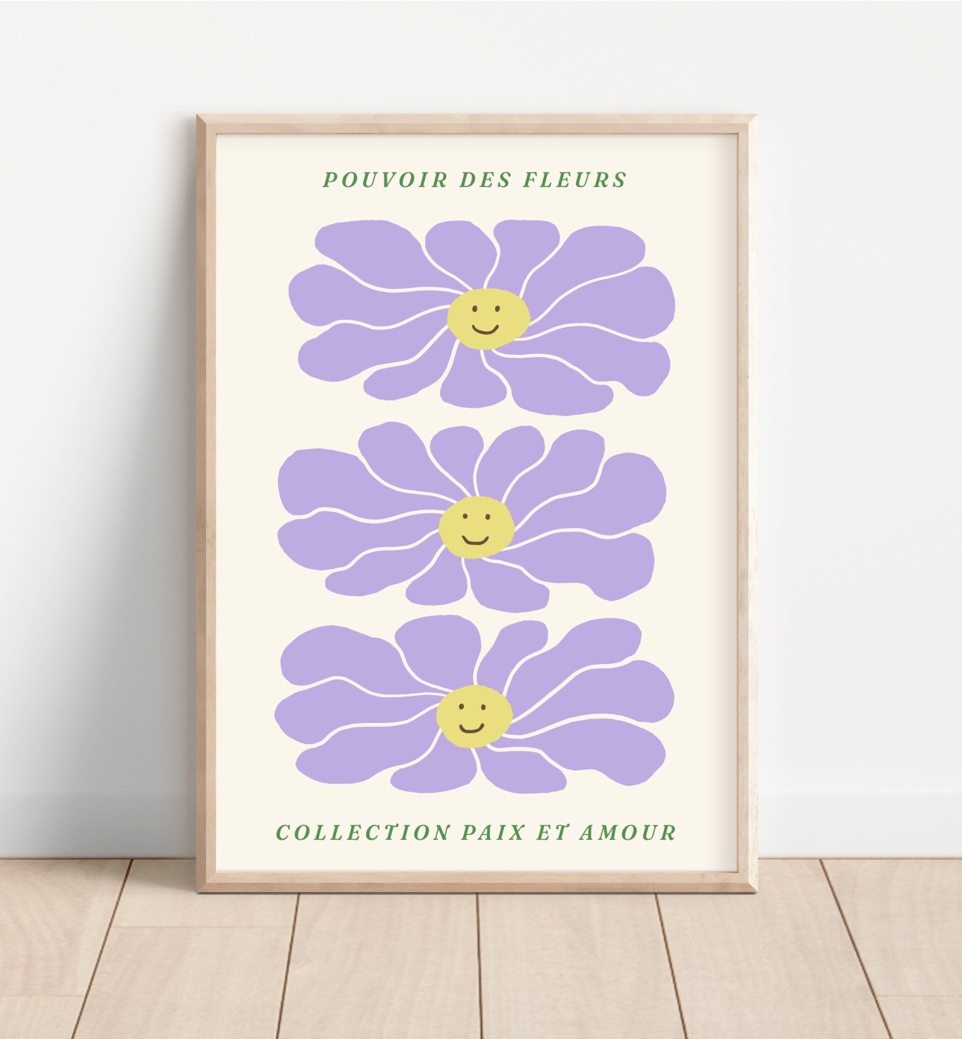 Abstract Flower Power Poster 0.7