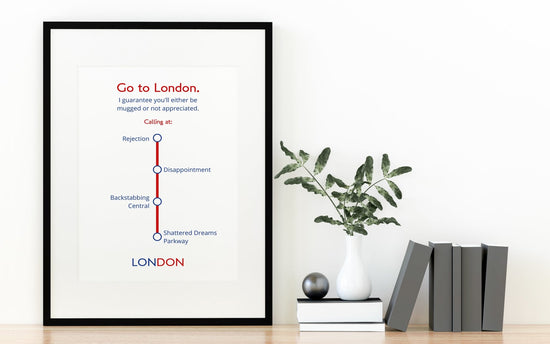 Alan Partridge London Quote Print