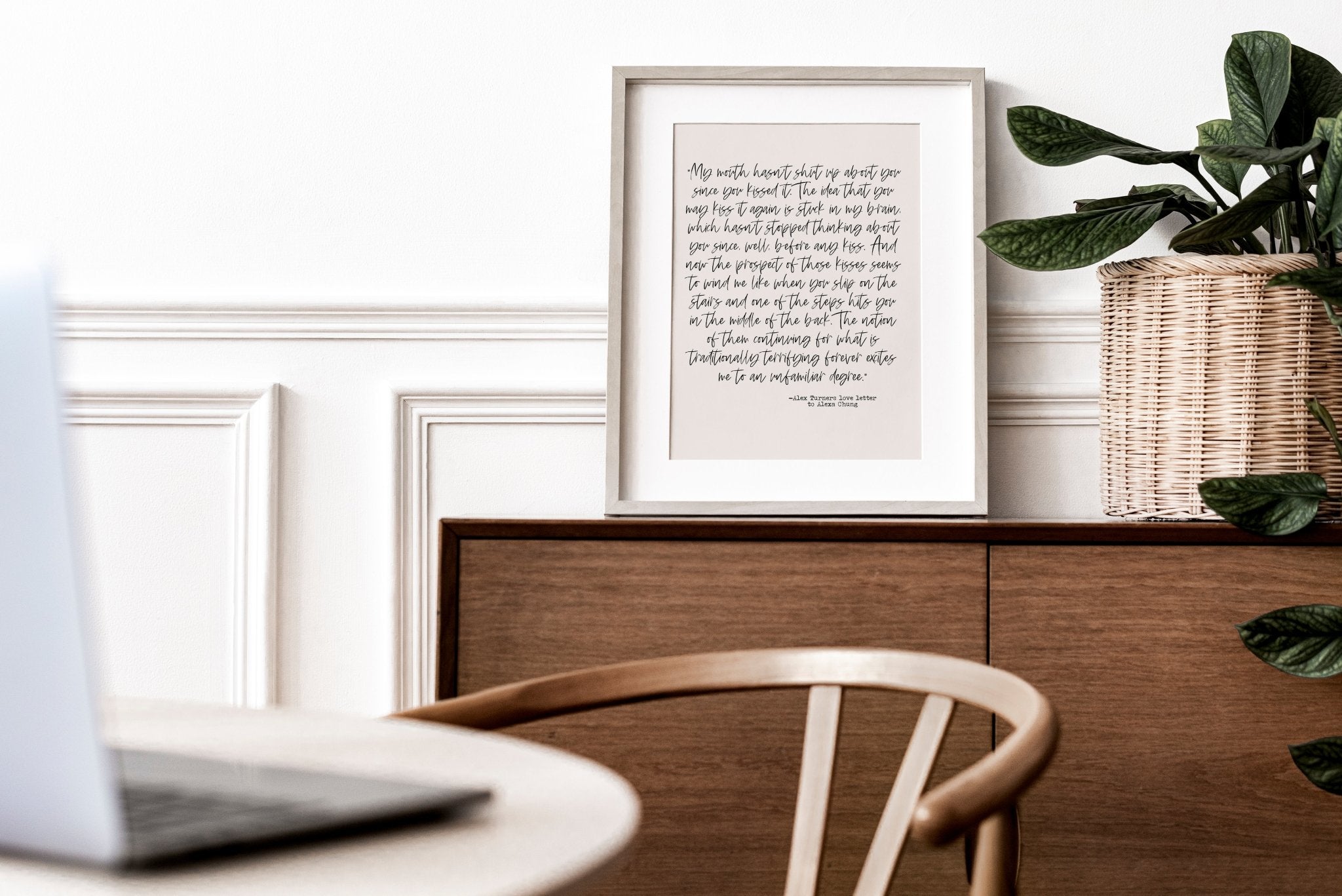 Alex Turner Love Letter Print