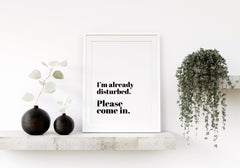Already Disturbed Hallway Print
