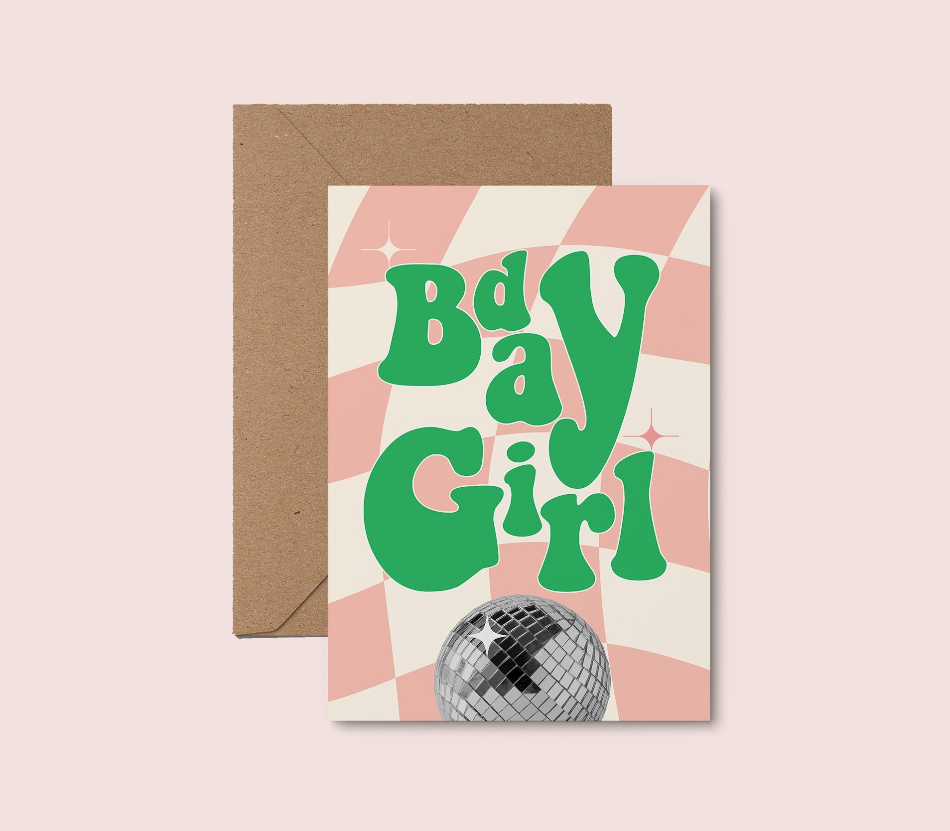 Bday Girl Retro Card