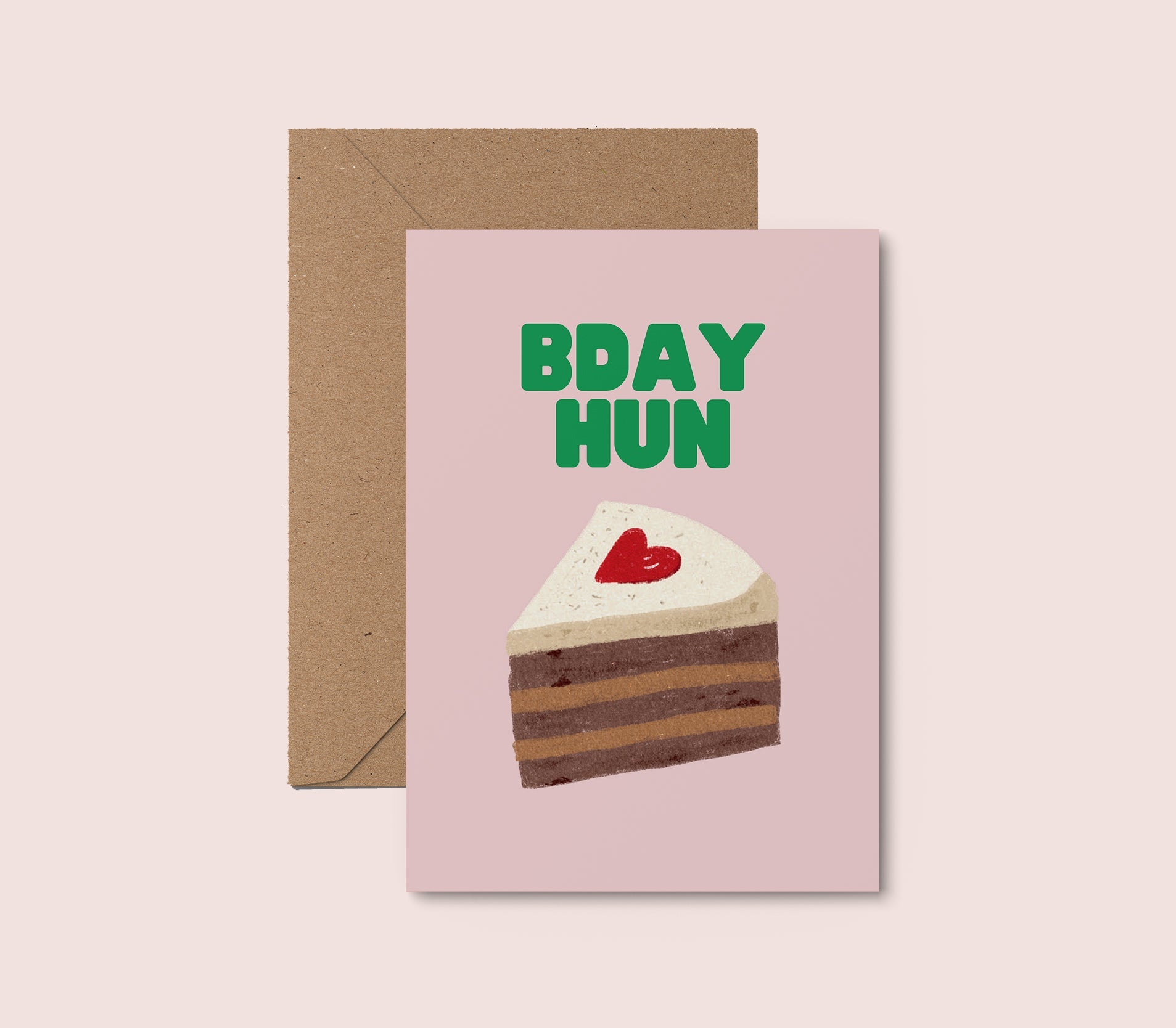 Bday Hun Birthday Card