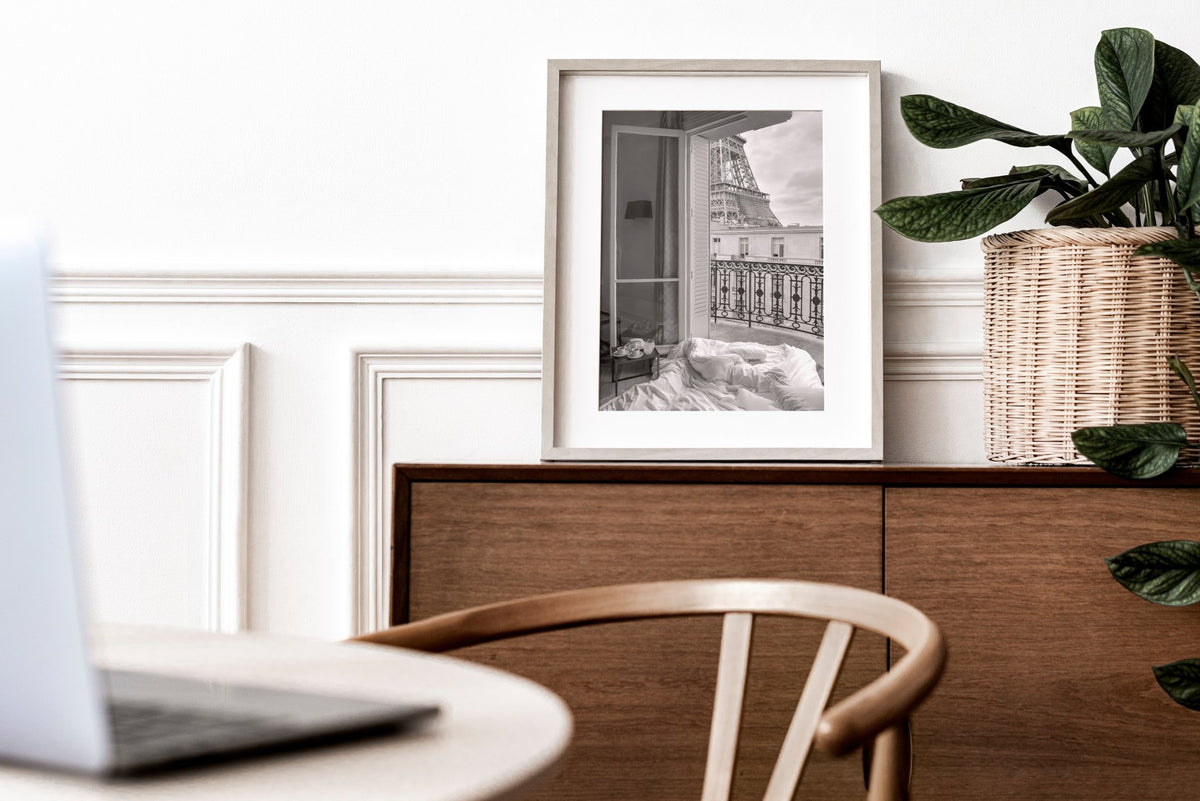 Breakfast with a View Kitchen Wall Poster