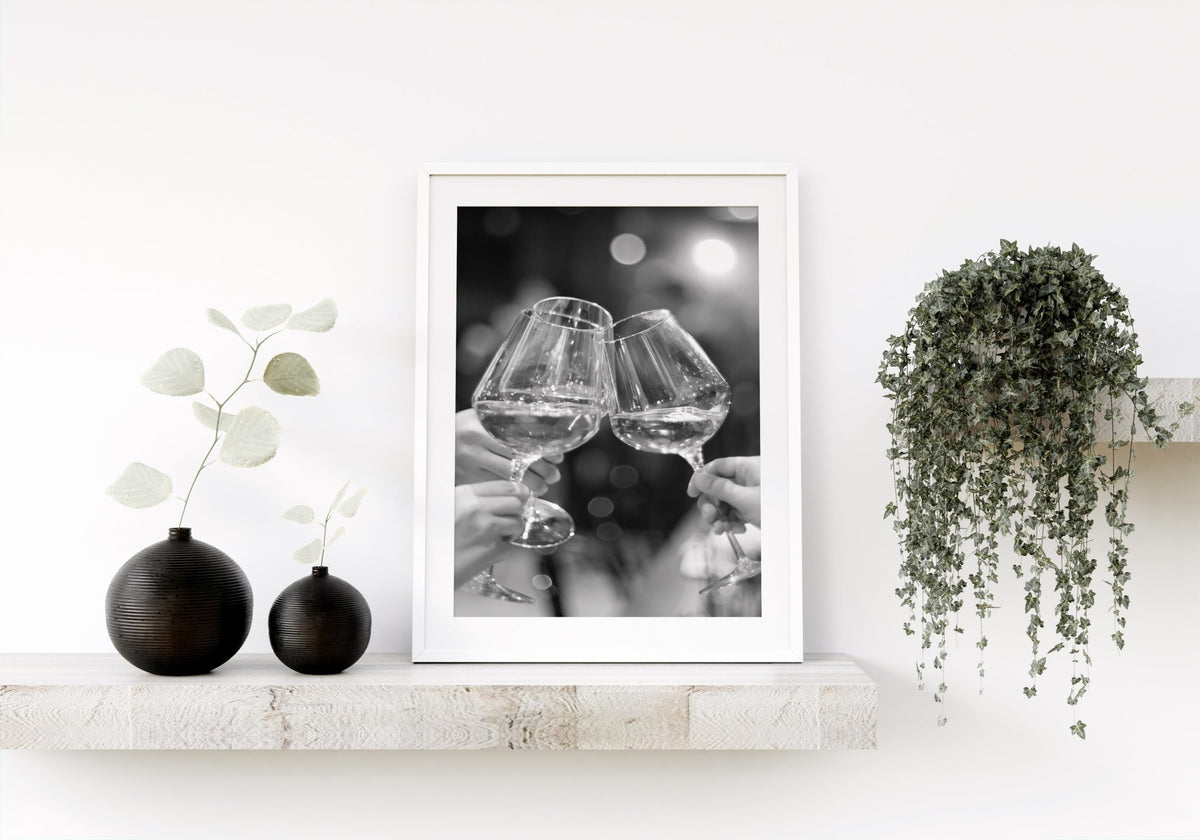 Cheers to Us Kitchen Print