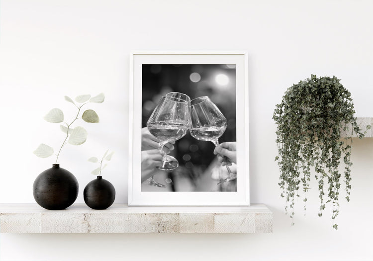 Cheers to Us Kitchen Print | Cheers Print