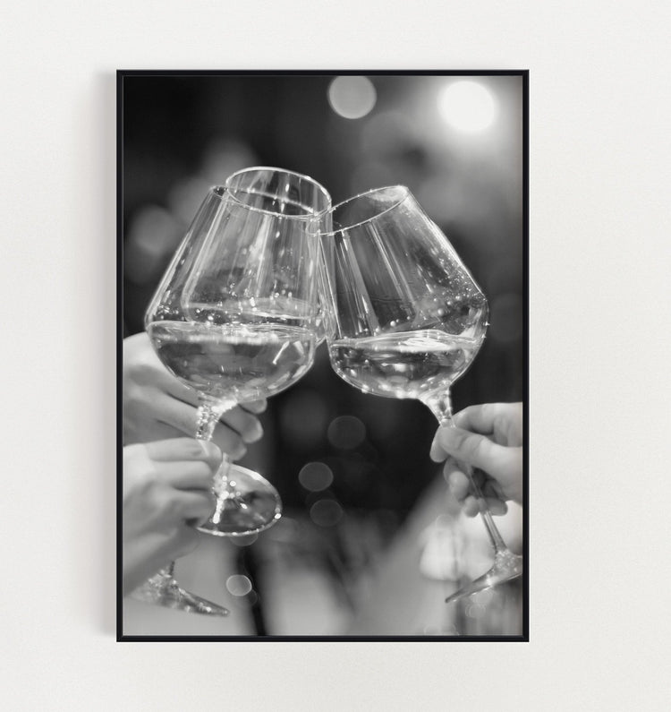 Cheers to Us Kitchen Print | Cheers Print