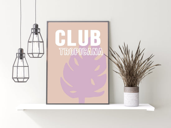 Club Tropicana Pastel Print