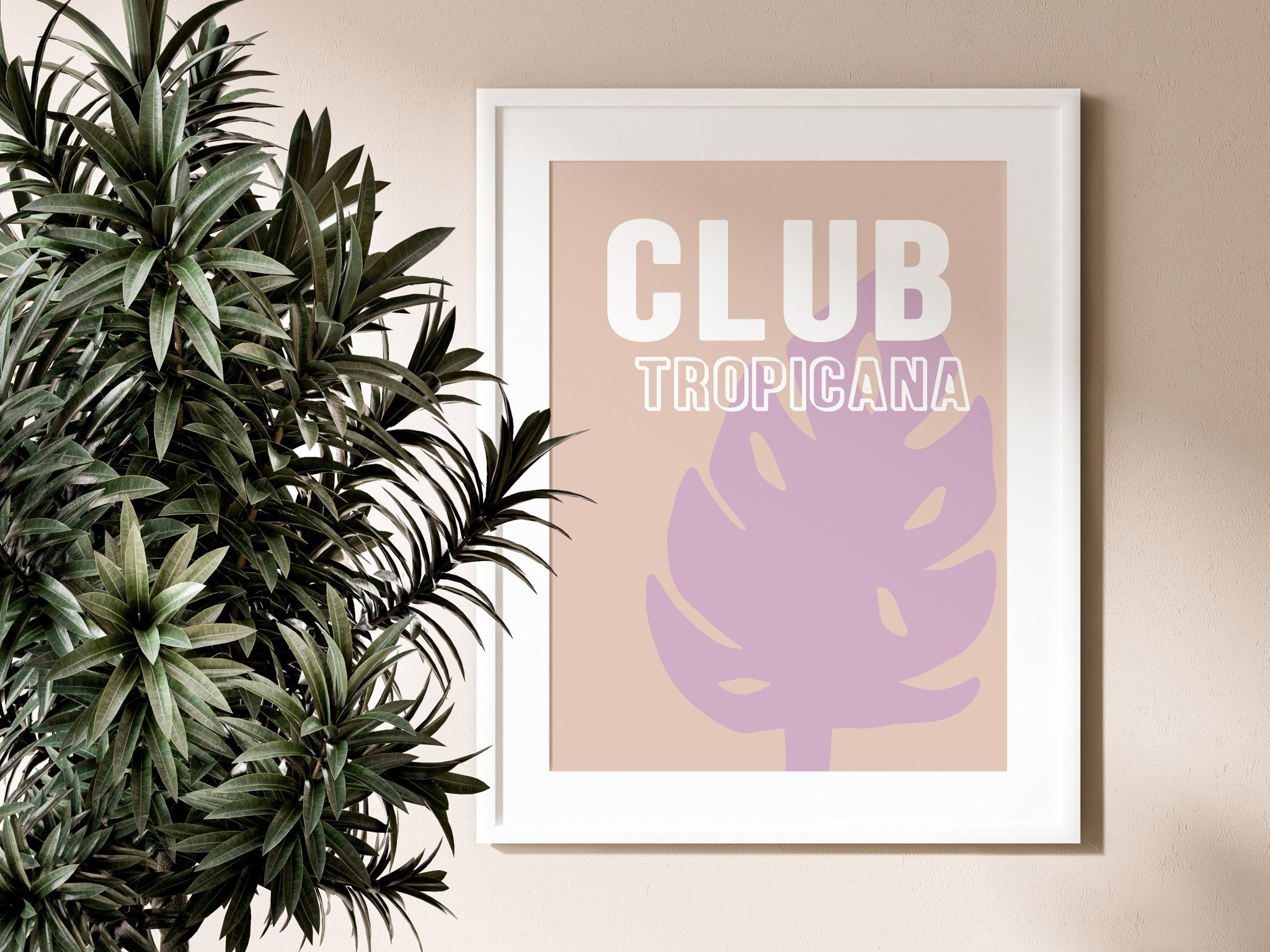 Club Tropicana Pastel Print
