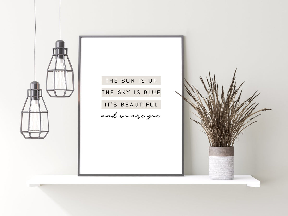 Dear Prudence Gift- Lyrics Print