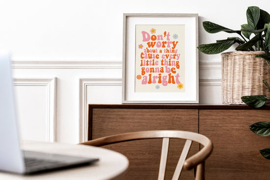 Don't Worry About a Thing Bob Marley Print