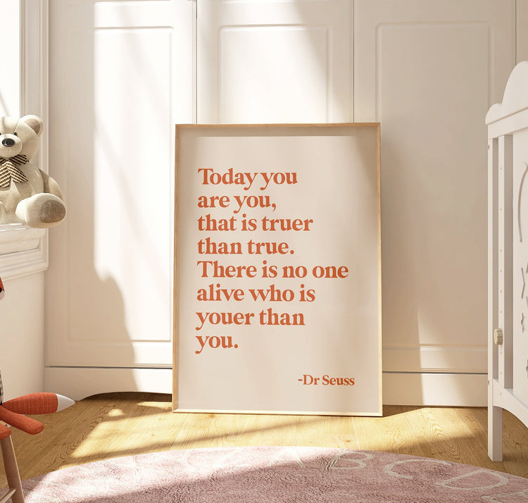 Dr Seuss Quote Print