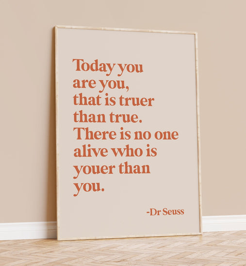 Dr Seuss Quote Print