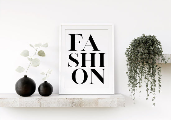 Fashion Typography Print