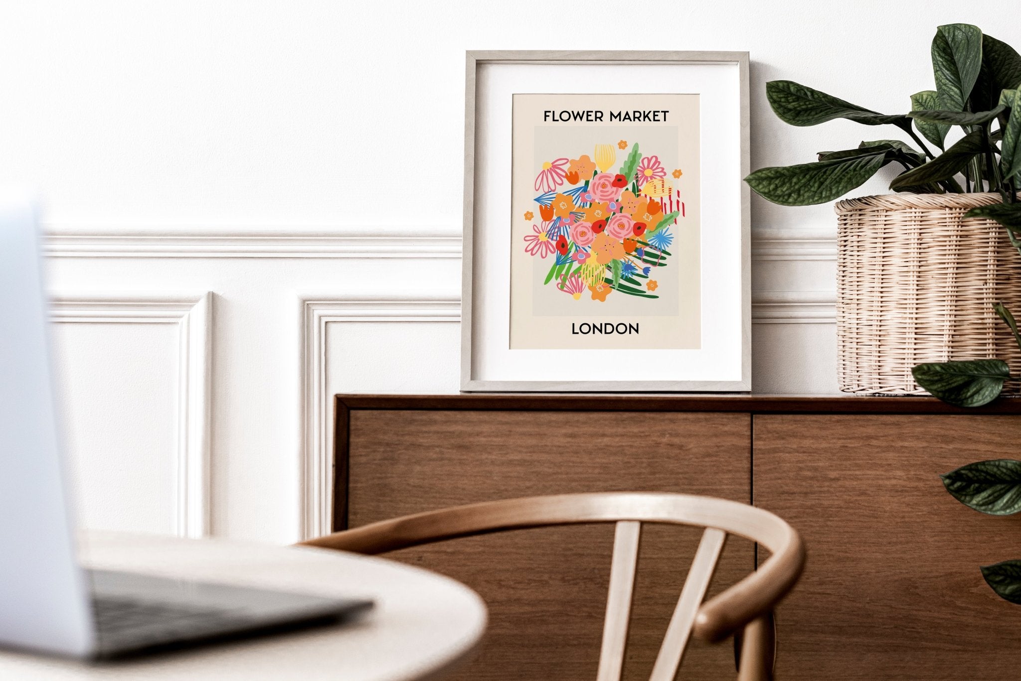 Flower Market London Print