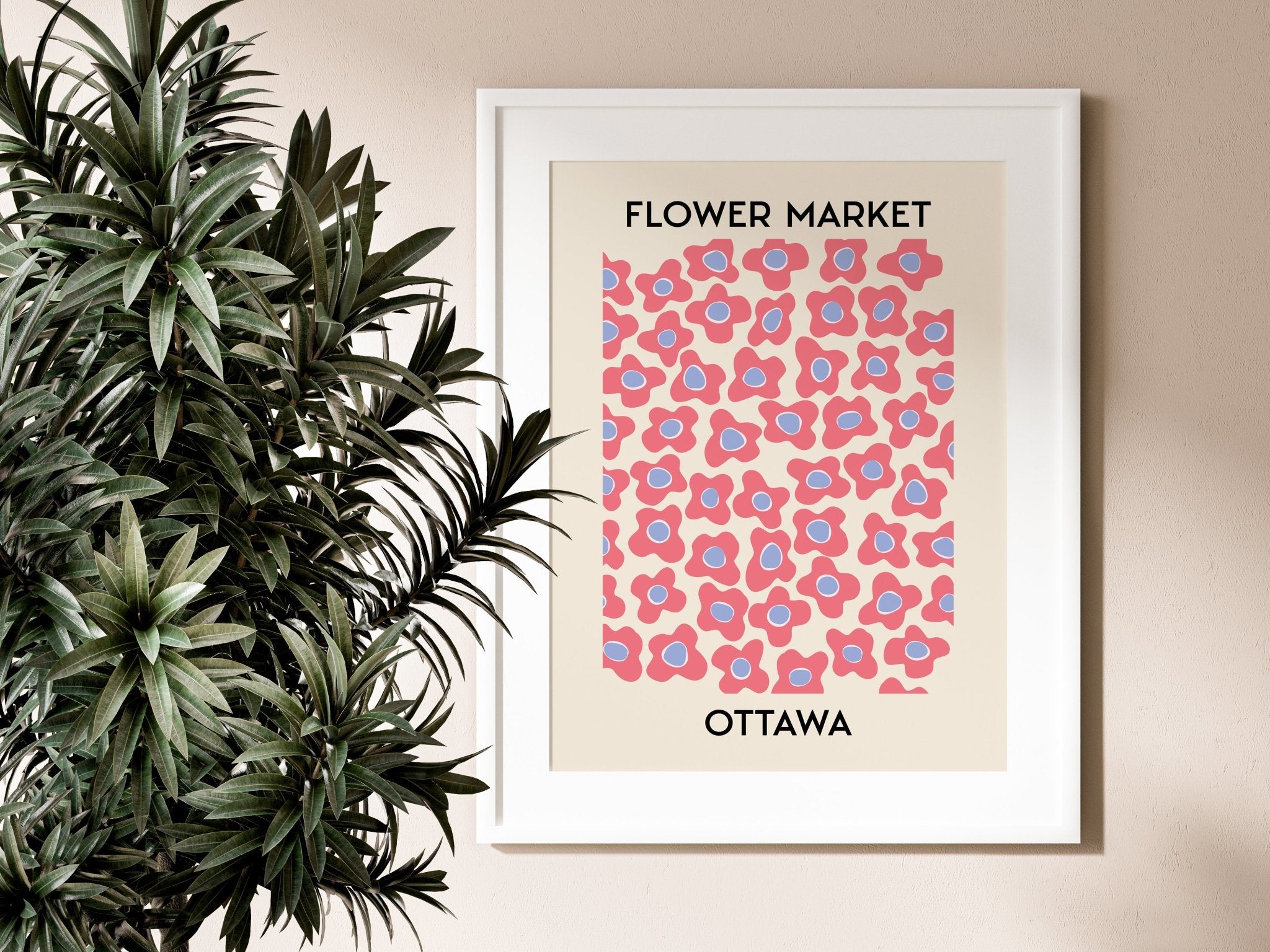 Flower Market Ottawa Wall Art