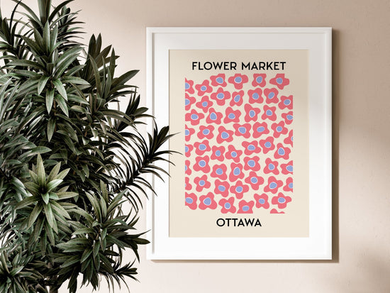 Flower Market Ottawa Wall Art