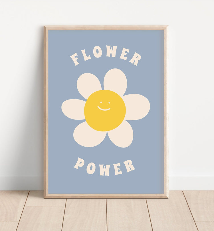 Flower Power Hippie 60's Print