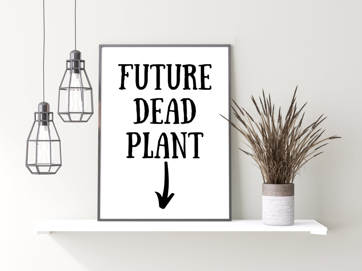 Future Dead Plant Print