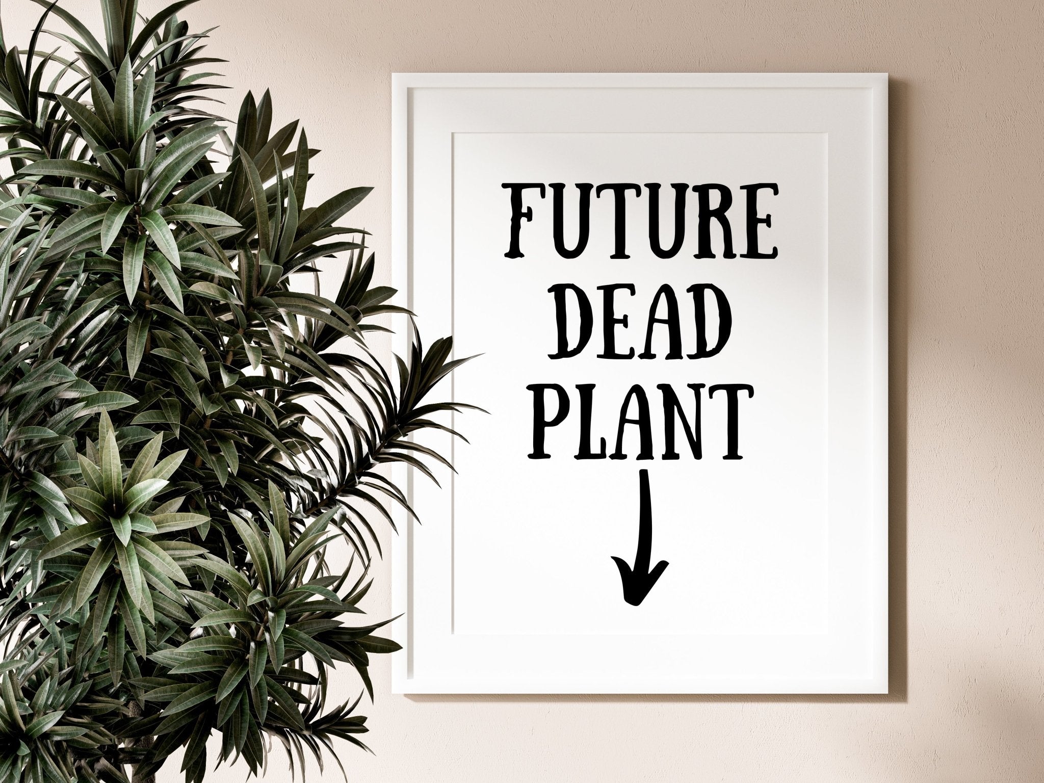 Future Dead Plant Print
