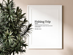 Gavin & Stacey- Fishing Trip Definition Print