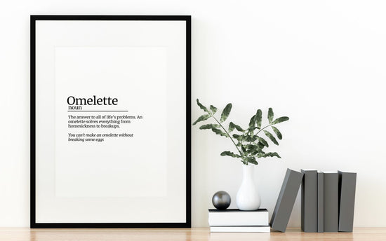 Gavin & Stacey- Omelette Definition Print