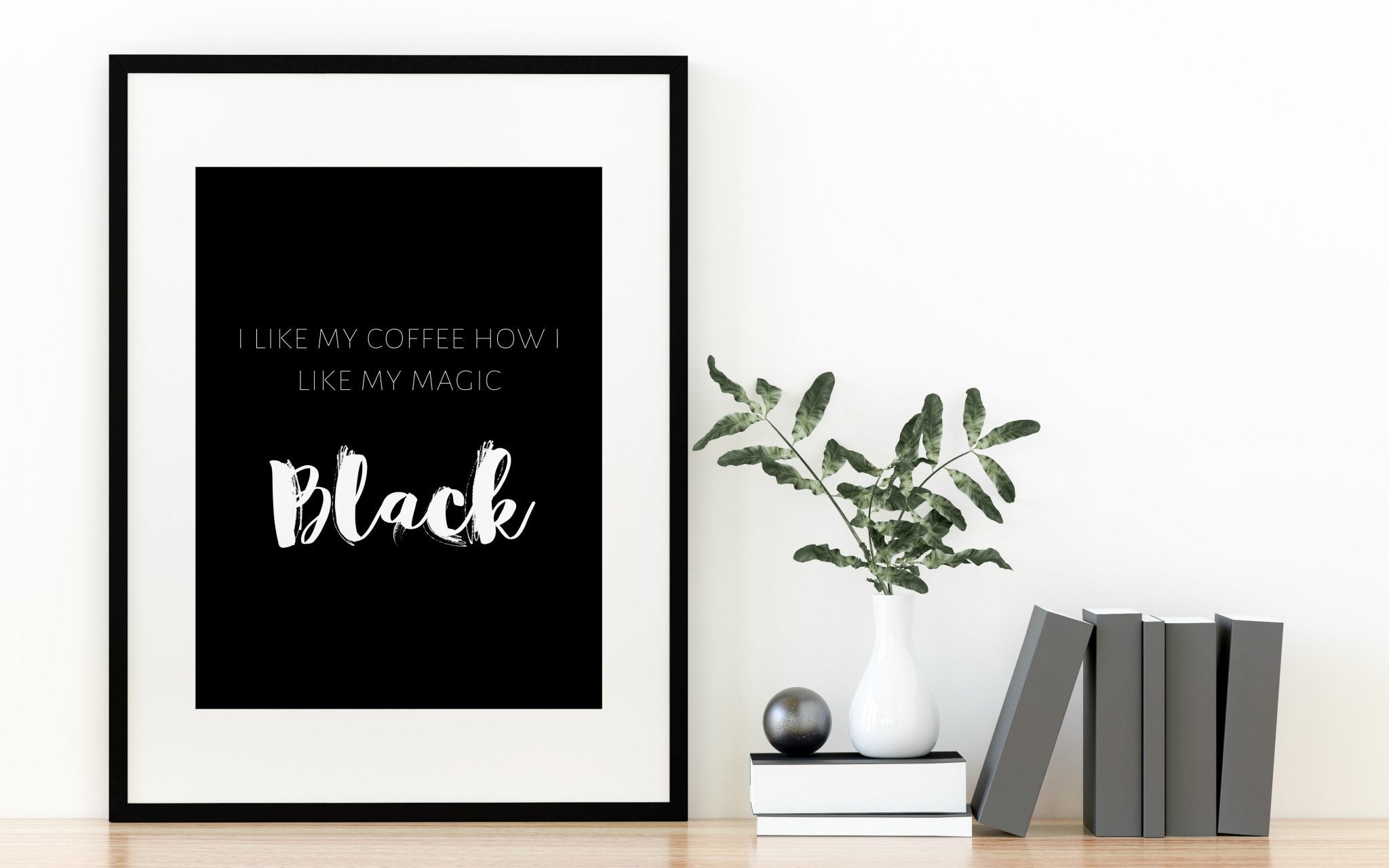Halloween Black Magic Print