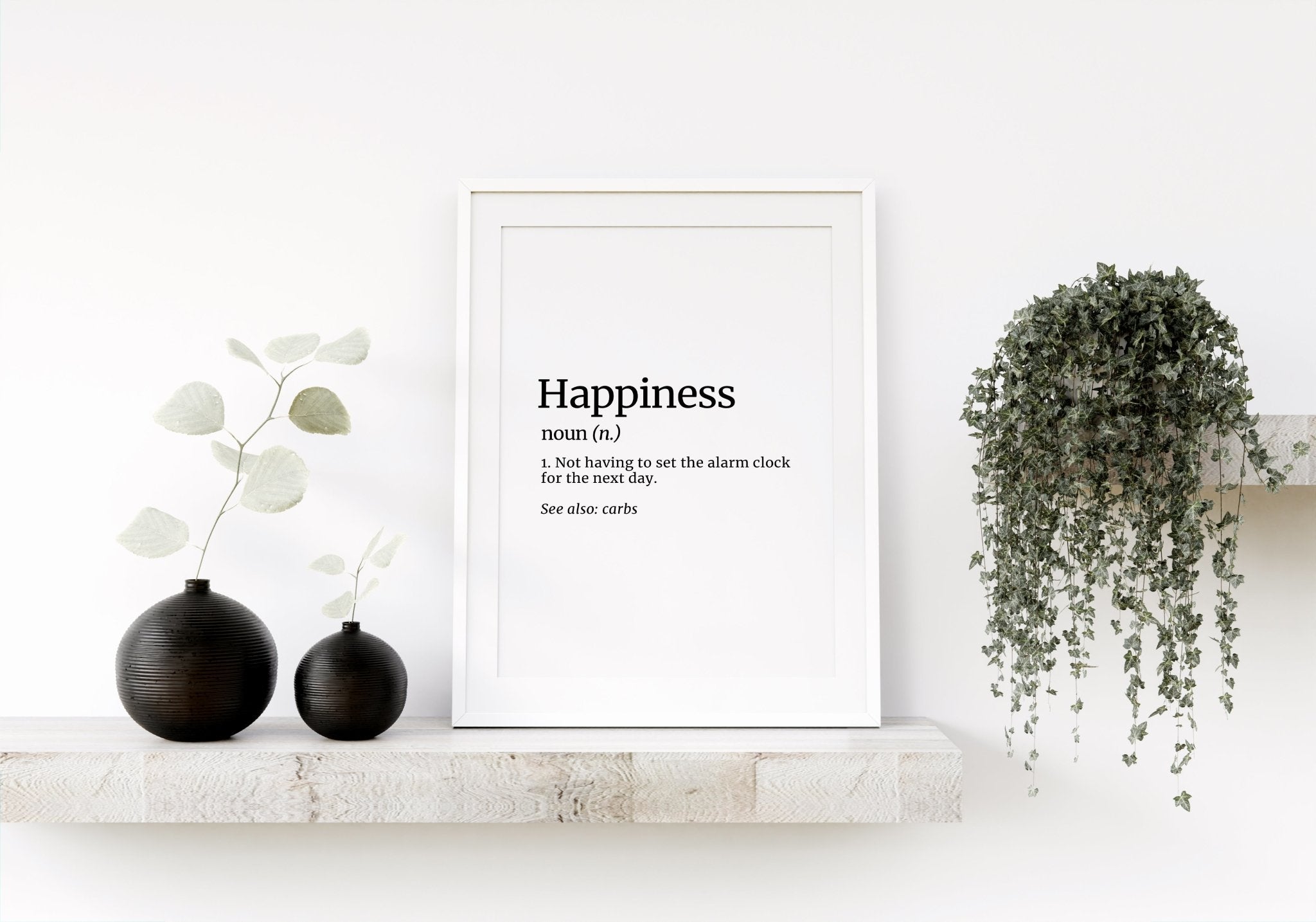Happiness Definition Dictionary Print