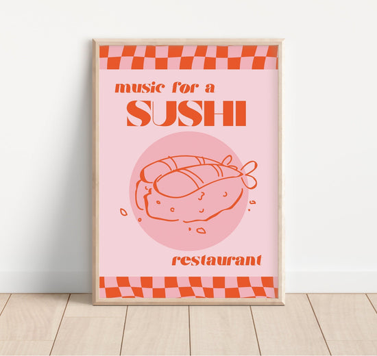 Harry Styles Music For a Sushi Restaurant Print