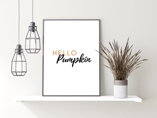 Hello Pumpkin Print