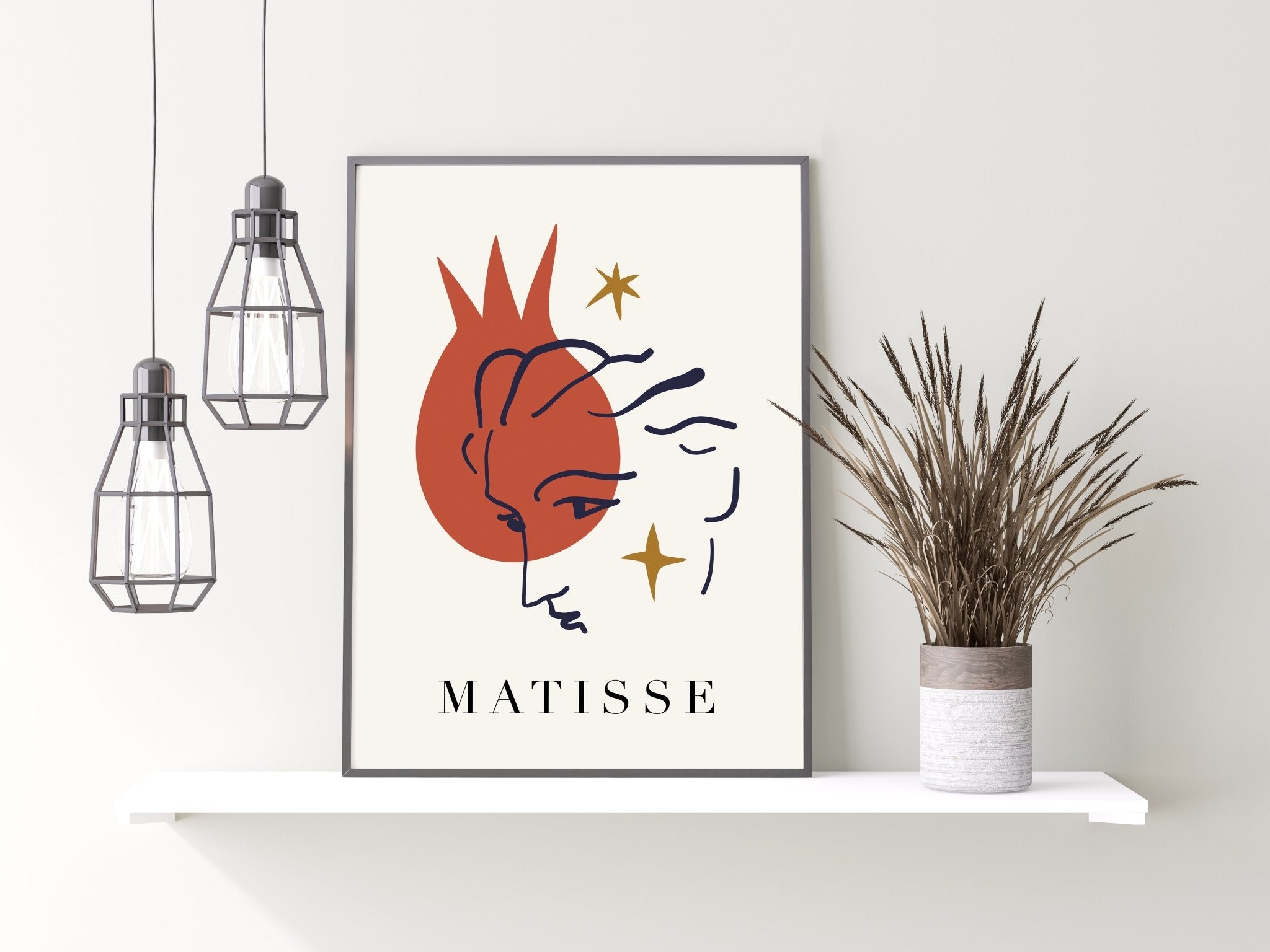 Henri Matisse Inspired Print
