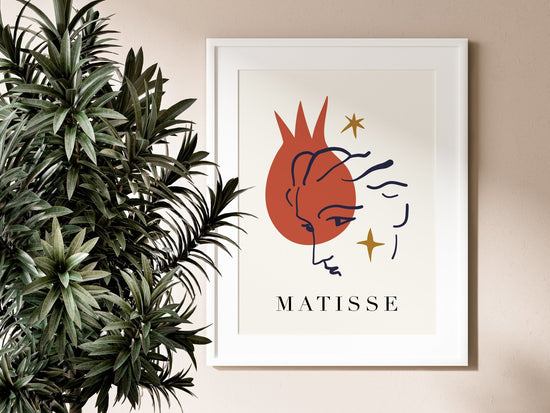 Henri Matisse Inspired Print