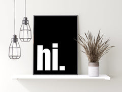 Hi Hallway Print