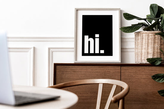 Hi Hallway Print