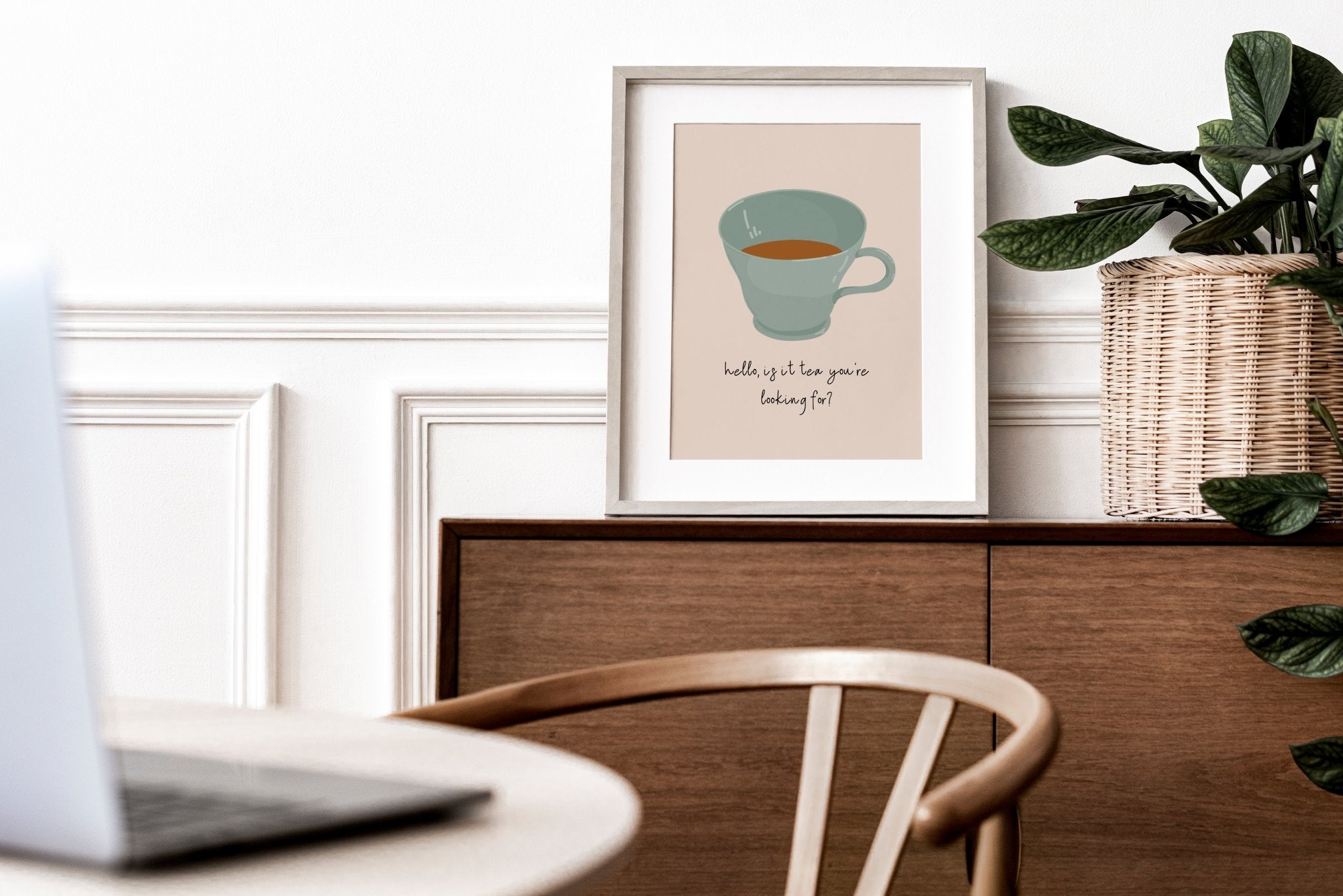 Is It Tea You're Looking For Kitchen Artwork Print
