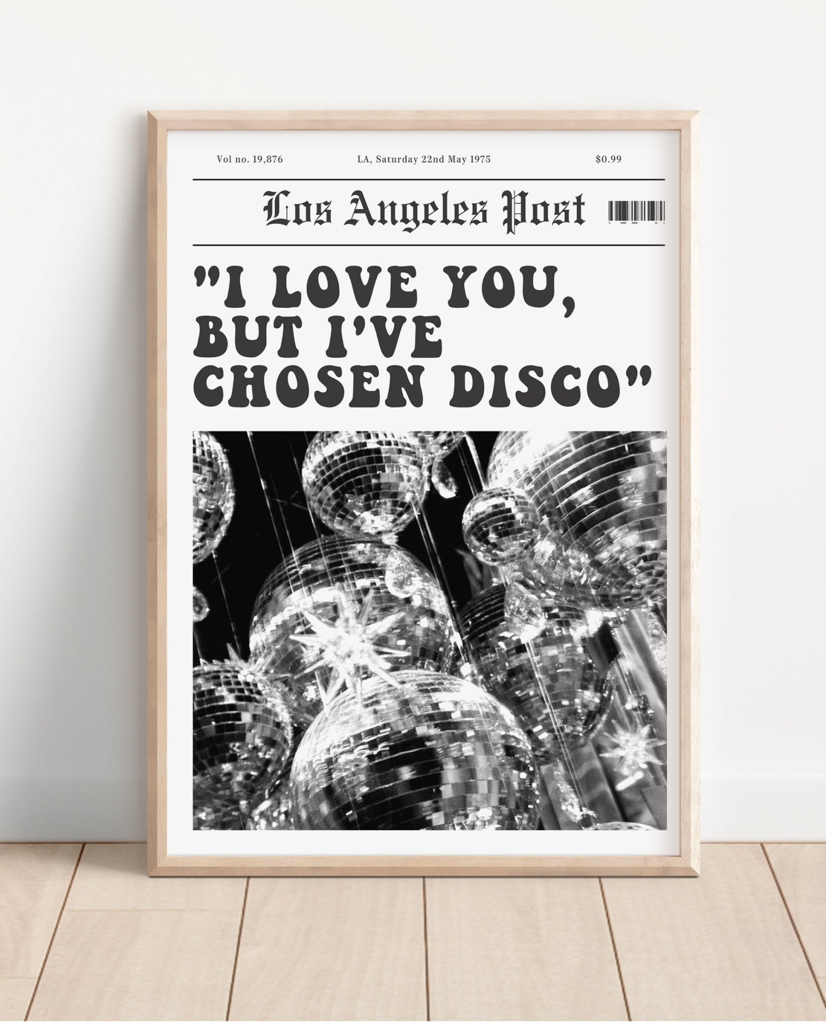I've Chosen Disco Wall Print