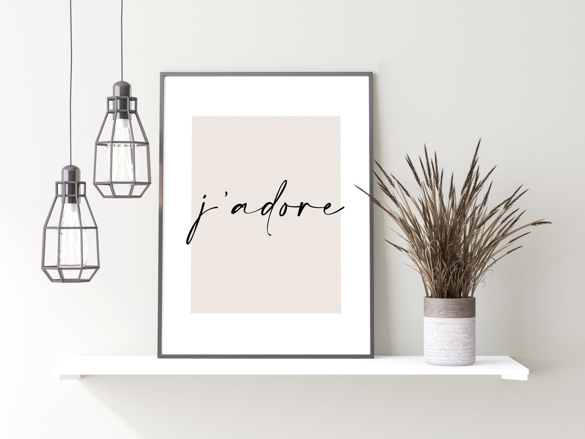 J'adore Print