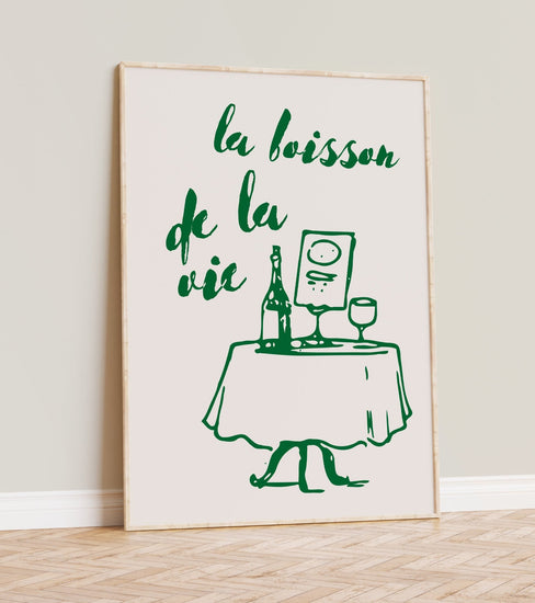 La Boisson Wine Print