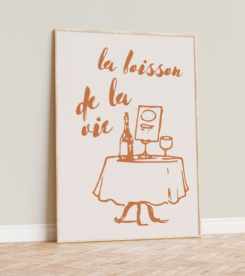 La Boisson Wine Print